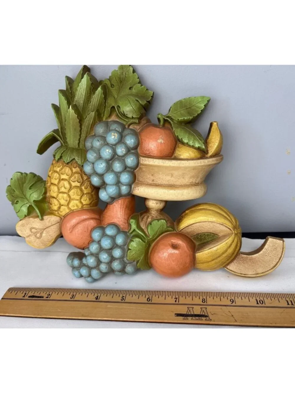 Dart Vintage Fruit Wall Hanging Plastic Retro Decor Kitchen Art USA
